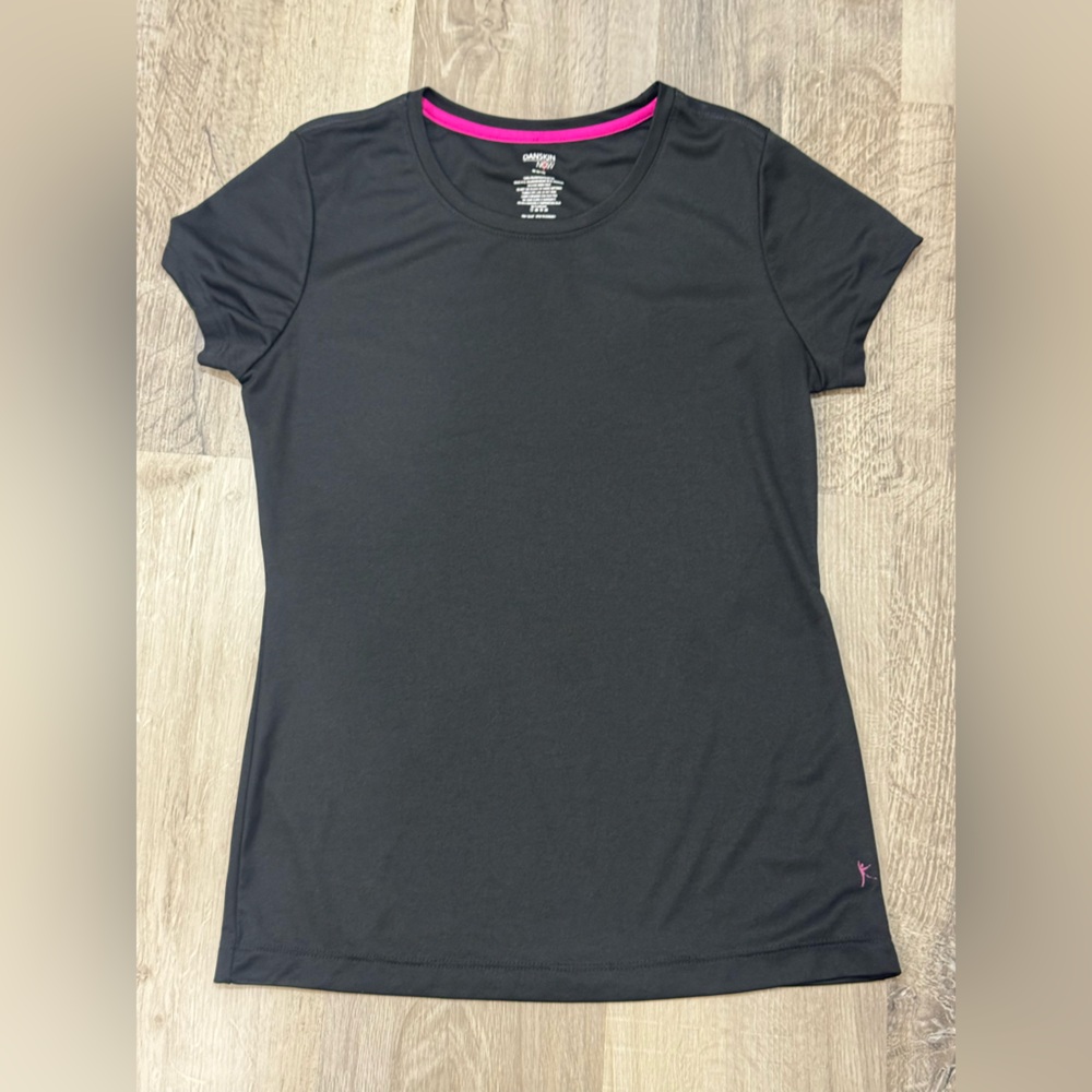 Danskin Now Black Short Sleeve Tee